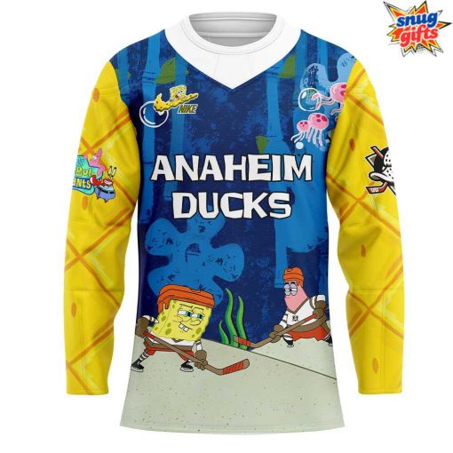 Anaheim Ducks x SpongeBob SquarePants Night Hockey Jersey