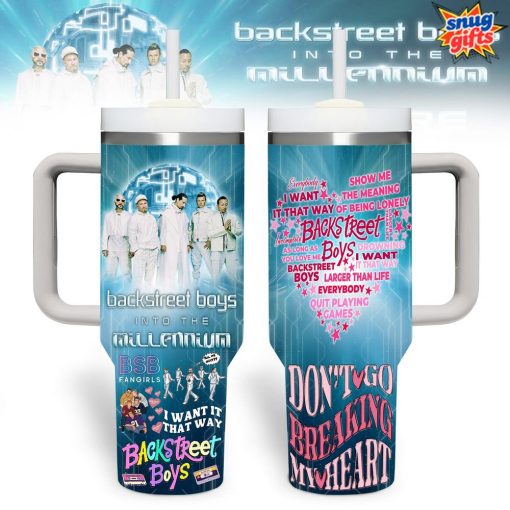 Backstreet Boys Limited Edition Tumbler with Handle 40oz