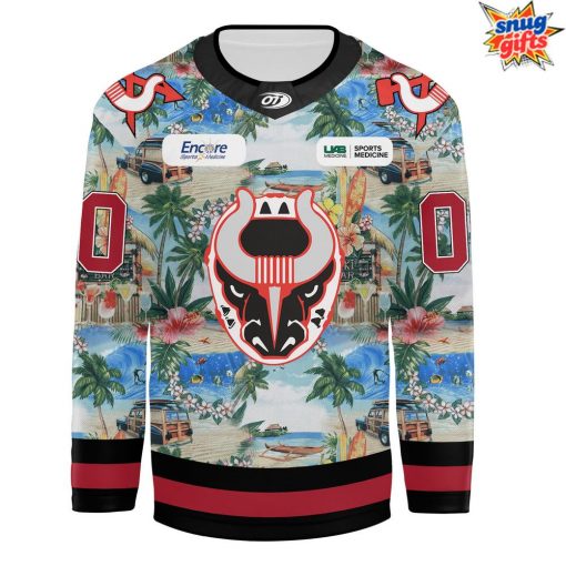 Birmingham Bulls Margaritaville Night 2025 Special Hockey Jersey