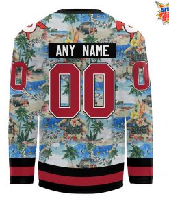 Birmingham Bulls Margaritaville Night 2025 Special Hockey Jersey 3