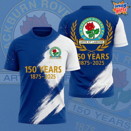 Blackburn Rovers F.C. 150 YEARS Limited Edition T-Shirt