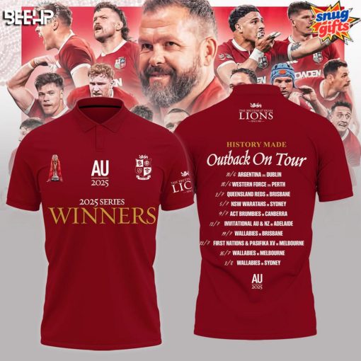 British & Irish Lions 2025 Series Champions Polo Shirt