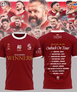 British & Irish Lions 2025 Series Champions T Shirt 1