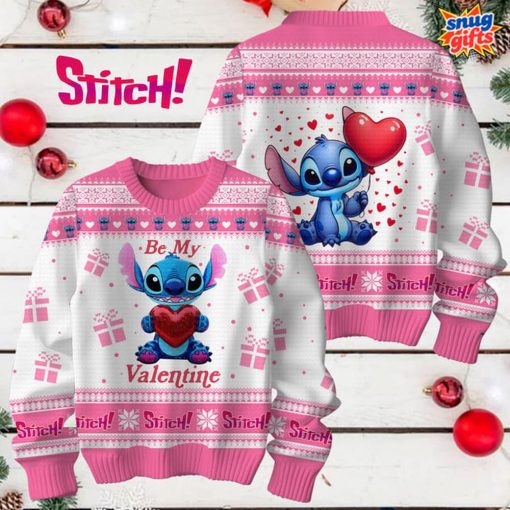 By Me Stitch Valentine’s Day Ugly Sweater