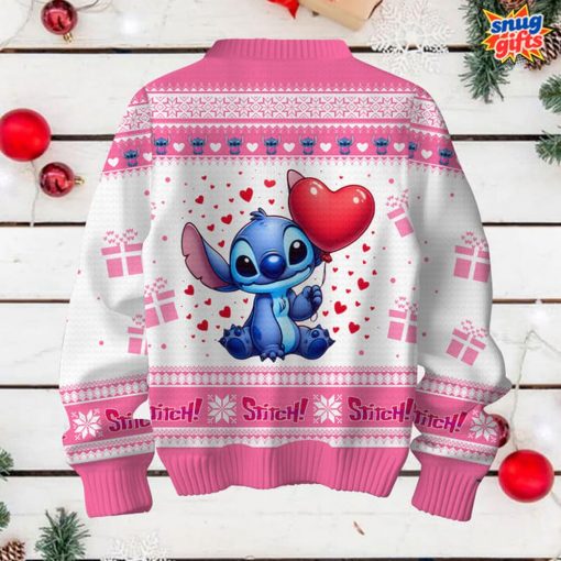 By Me Stitch Valentine’s Day Ugly Sweater