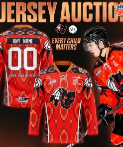 Calgary Hitmen Every Child Matters 2025 Special Hockey Jersey