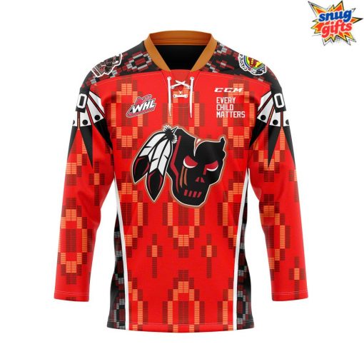 Calgary Hitmen Every Child Matters 2025 Special Hockey Jersey