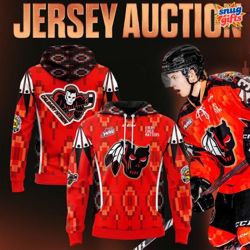 Calgary Hitmen Every Child Matters 2025 Special Hoodie