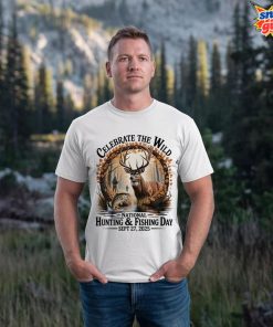 Celebrate the Wild National Hunting & Fishing Day 2025 Tee 3