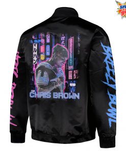 Chris Brown BREEZY BOWL Live STADIUM SERIES 2025 Bomber Jacket 3
