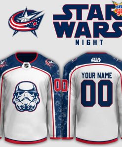 Columbus Blue Jackets 2024 Star Wars Night Hockey Jersey