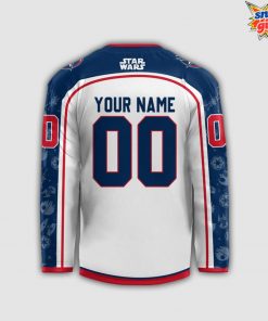 Columbus Blue Jackets 2024 Star Wars Night Hockey Jersey 3