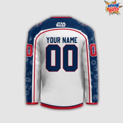 Columbus Blue Jackets 2024 Star Wars Night Hockey Jersey