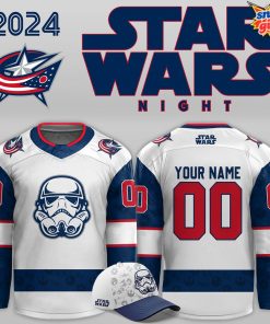 Columbus Blue Jackets 2024 Star Wars Night Hockey Jersey