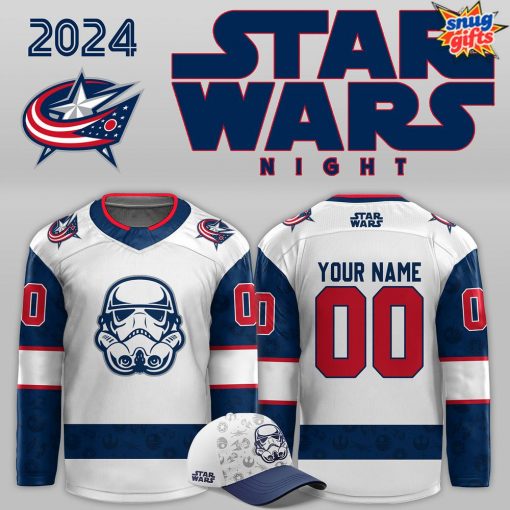 Columbus Blue Jackets 2024 Star Wars Night Hockey Jersey