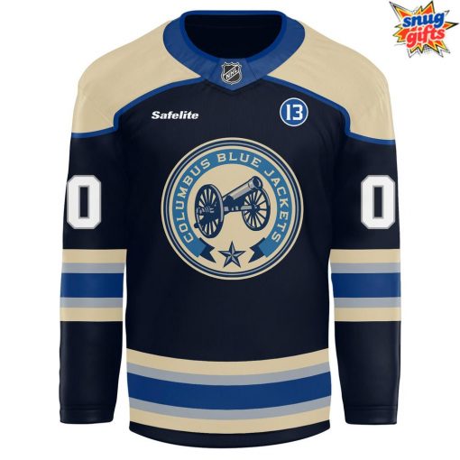 Columbus Blue Jackets Alternate Breakaway Custom Hockey Jersey