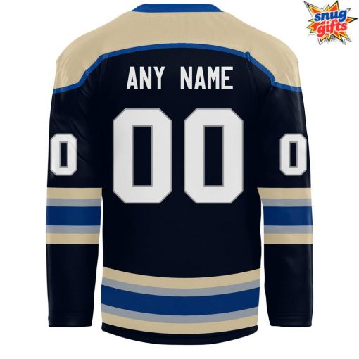 Columbus Blue Jackets Alternate Breakaway Custom Hockey Jersey