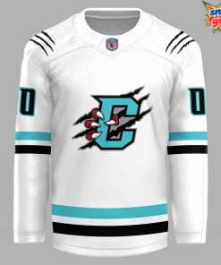 Columbus River Dragons 25 26 Season New White Hockey Jersey 5