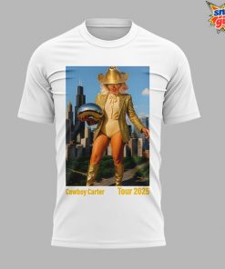 Cowboy Carter Chicago Tour 2025 T Shirt 5
