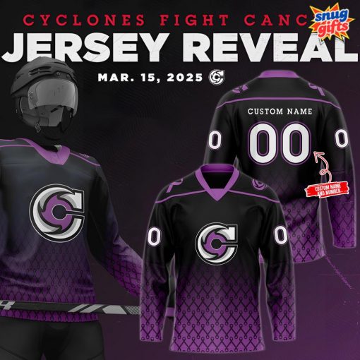 Cyclones Fight Cancer 2025 Special Hockey Jersey