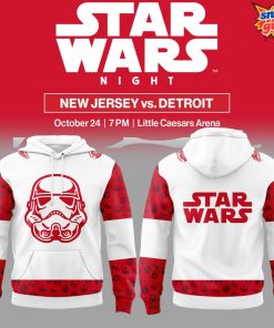 Detroit Red Wings x Star Wars Night 2025 Hoodie