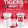 Detroit Red Wings x Tigers Night Limited Edition Baseball Jersey