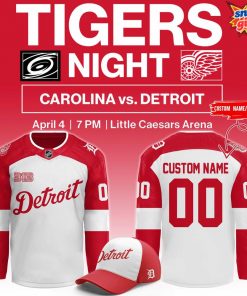 Detroit Red Wings x Tigers Night Limited Edition Hockey Jersey