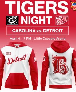 Detroit Red Wings x Tigers Night Limited Edition Hoodie