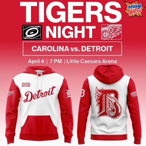 Detroit Red Wings x Tigers Night Limited Edition Hoodie