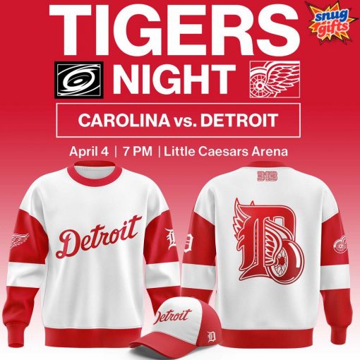 Detroit Red Wings x Tigers Night Limited Edition Sweatshirt