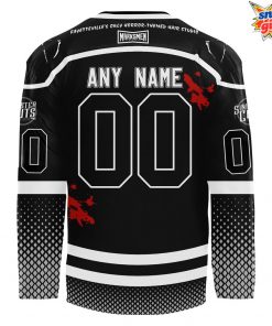 Fayetteville Marksmen Marksmen History Special Hockey Jersey 3