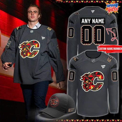 Flames Black History Month Night 2025 Hockey Jersey