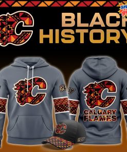 Flames Black History Month Night 2025 Hoodie
