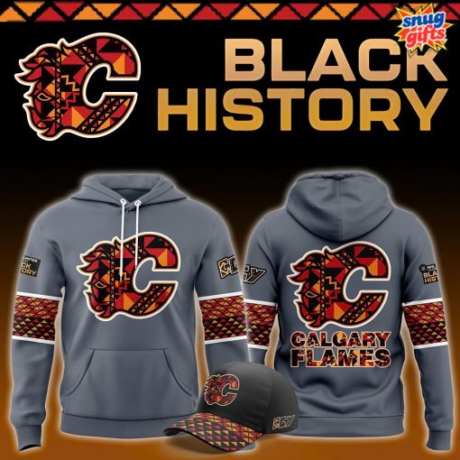 Flames Black History Month Night 2025 Hoodie