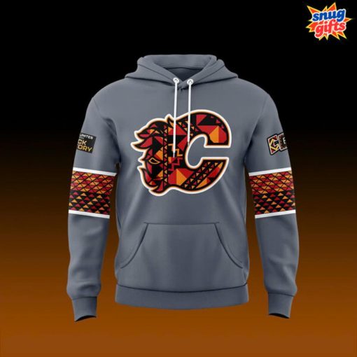Flames Black History Month Night 2025 Hoodie