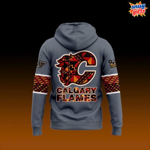 Flames Black History Month Night 2025 Hoodie