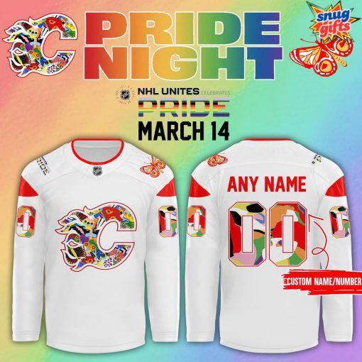 Flames Pride Night 2025 Special Edition Hockey Jersey