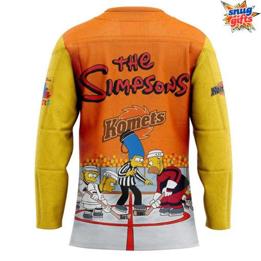Fort Wayne Komets x 35th The Simpsons Hockey Jersey
