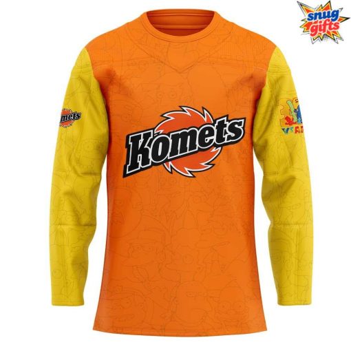 Fort Wayne Komets x 35th The Simpsons Hockey Jersey