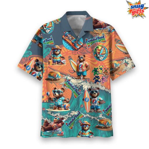 Grateful Dead Dancing Bears Hawaiian Shirt