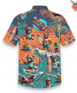 Grateful Dead Dancing Bears Hawaiian Shirt 4