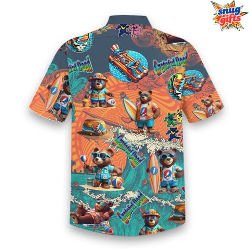 Grateful Dead Dancing Bears Hawaiian Shirt