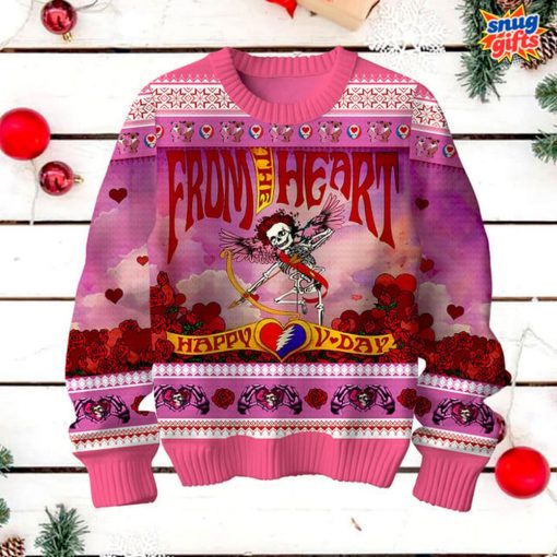 Grateful Dead Happy Valentine’s Day 2025 Ugly Sweater