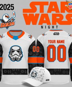 Gulls 2025 Star Wars Night Hockey Jersey