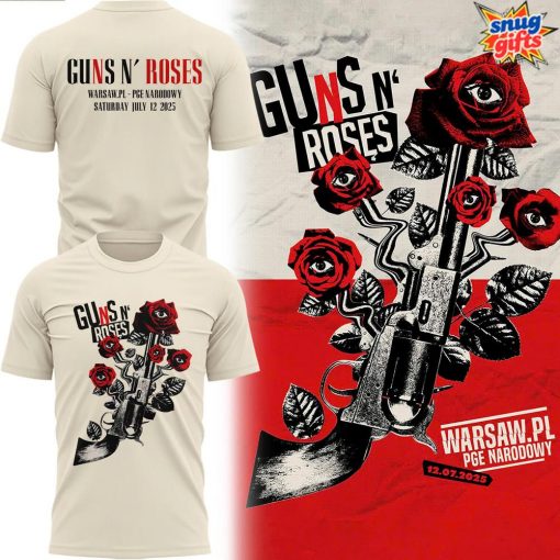 Guns N’ Roses World Tour to Bulgaria 2025 T-Shirt