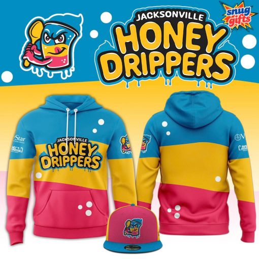 Jacksonville Jumbo Shrimp Evoshield Honey Drippers Theme Night Hoodie