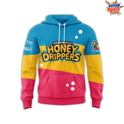 Jacksonville Jumbo Shrimp Evoshield Honey Drippers Theme Night Hoodie