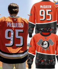 Lightning McQueen x Anaheim Ducks Special Sweatshirt