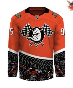 Lightning McQueen x Anaheim Ducks Special Hockey Jersey