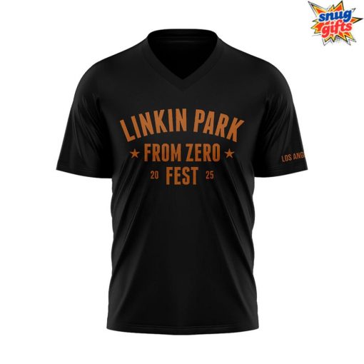 Linkin Park From Zero World Tour Los Angeles V-Neck T-Shirt